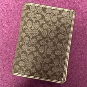 Coach passport holder